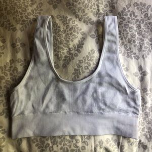 ribbed aerie sports bra